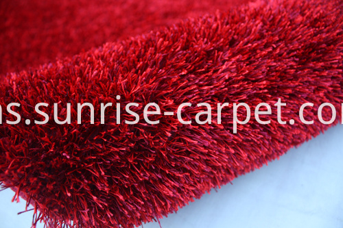 Karpet Plastik Shaggy Thick Polyester Shaggy Polyester Shaggy Thick Yarn Plain Rug